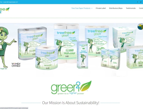 New Website Design and Hosting Client at Spearhead Multimedia – True Green Paper Products