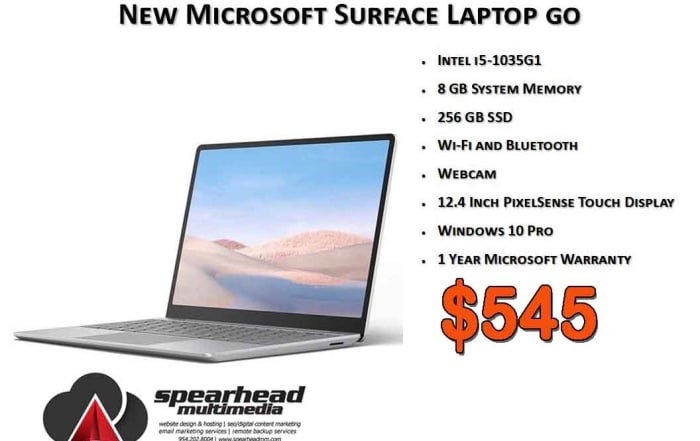 Microsoft Surface Laptop Go $545